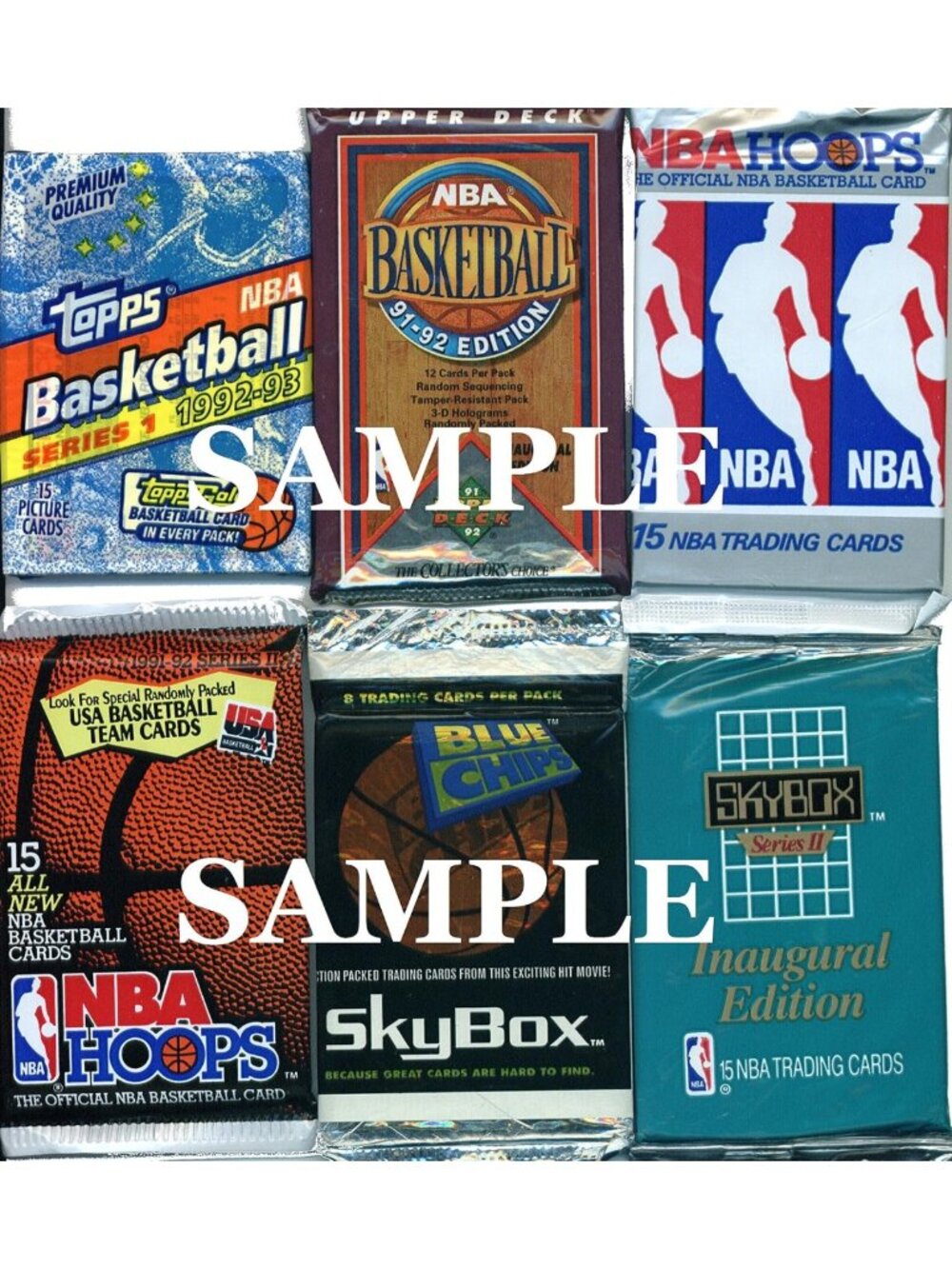 200 Vintage NBA Basketball Cards in Sealed Wax Packs - Ideal for Collectors